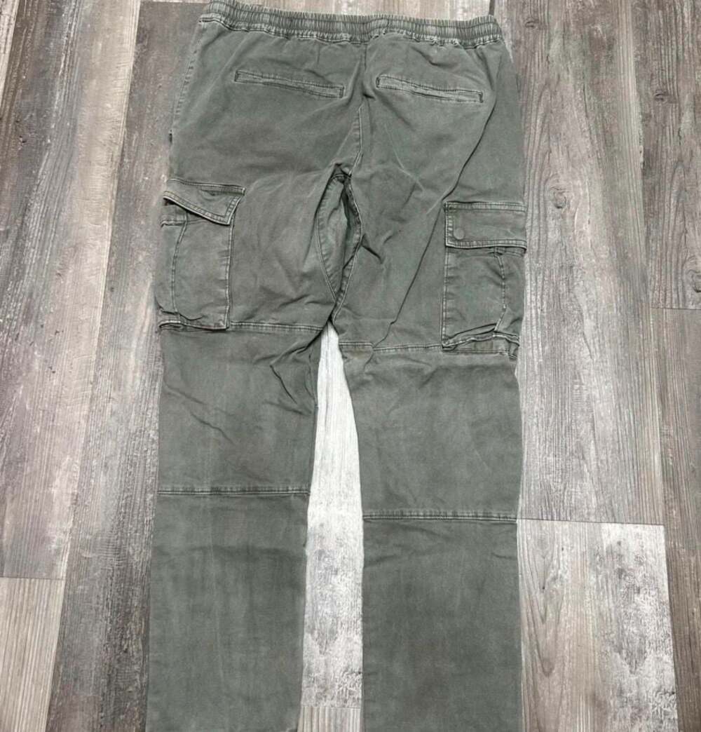 PacSun Cargo Jogger Pants Olive Green Size Large - Picture 2 of 3